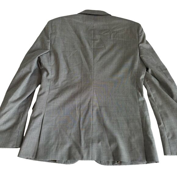 The Kooples Stars Flow Black & White Wool Slim Blazer Suit Jacket Men’s Size 48 - Picture 8 of 9